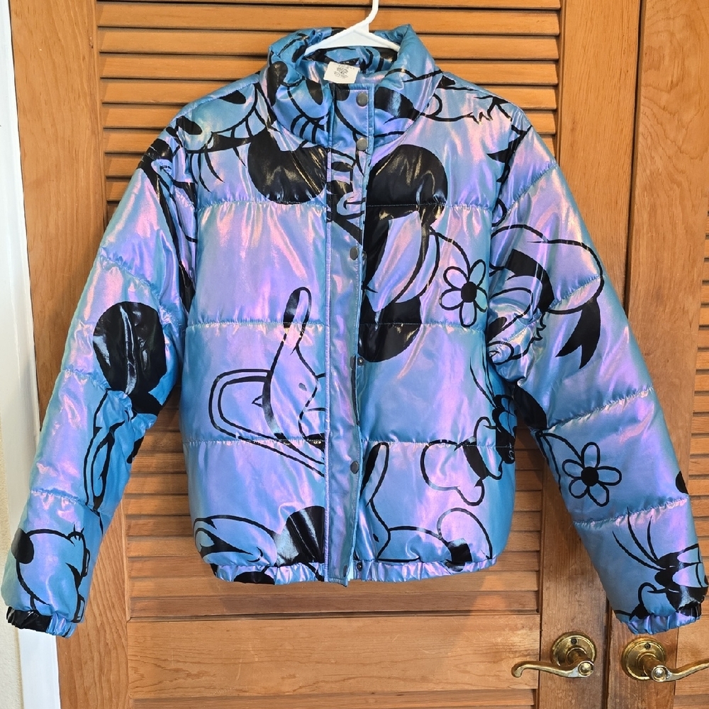 Disney Women's Iridescent Puffer Jacket